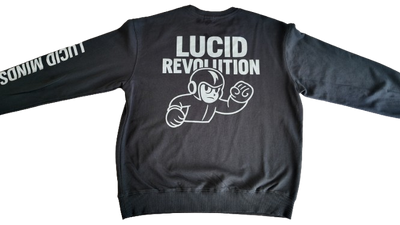 Grey "Rise" Long Sleeve Premium Sweatshirt