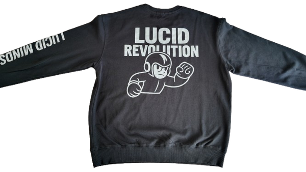 Grey "Rise" Long Sleeve Premium Sweatshirt